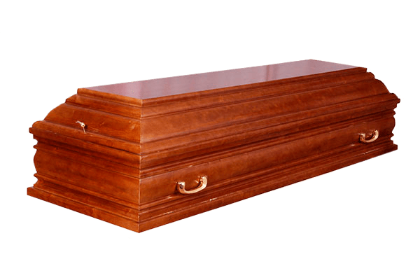 Деревянный гроб со съемной крышкой