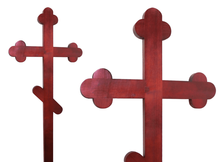 Крест из сосны на место захоронения